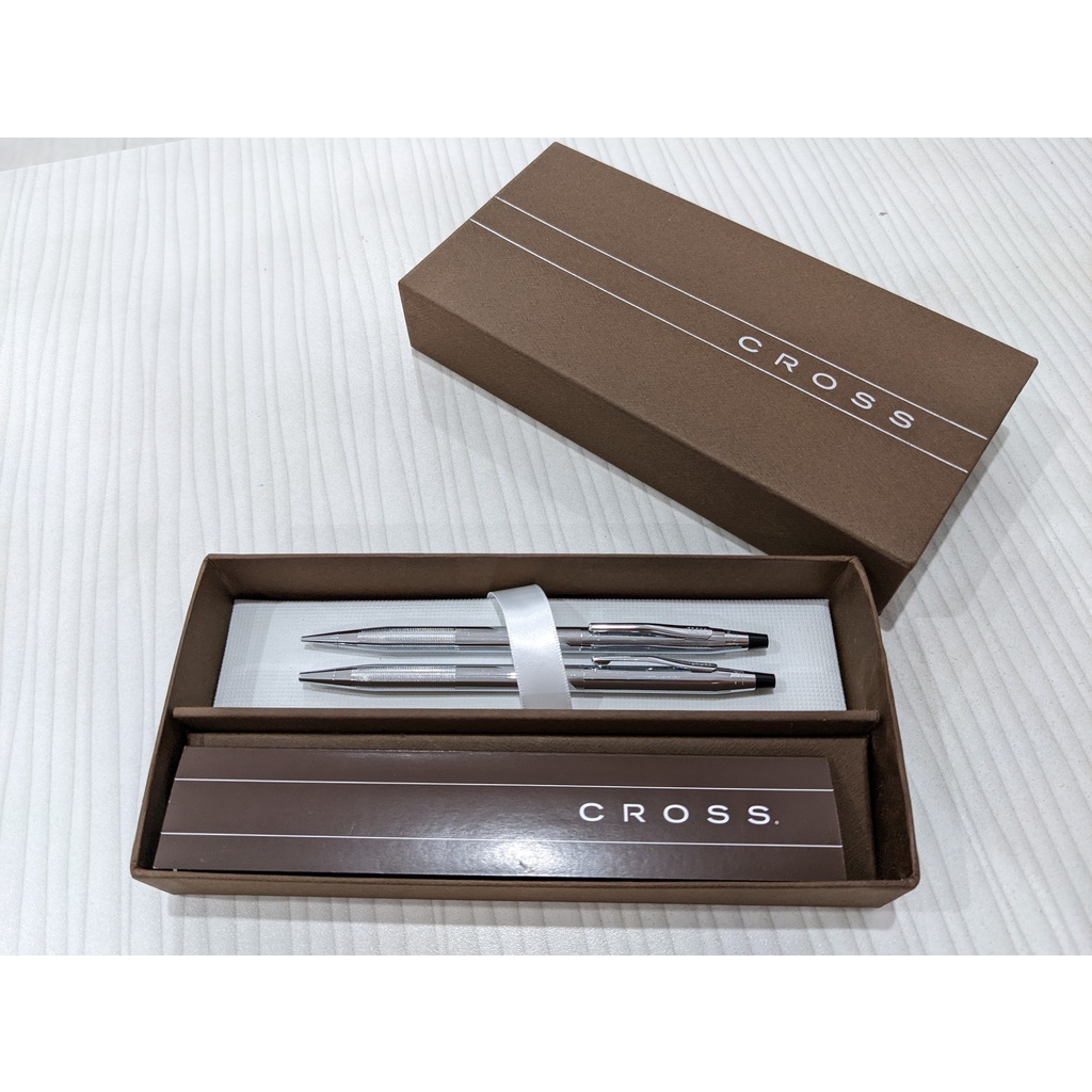Combo 2 viết Cross Classic Century - Mạ crôm sáng - Bút bi &amp; bút chì Ballpoint Pen &amp; Pencil