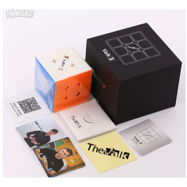 Đồ chơi Rubik 3x3 The Valk 3 Stickerless - Rubik Cao Cấp Quốc Tế ( Tặng dầu bôi trơn Rubik )