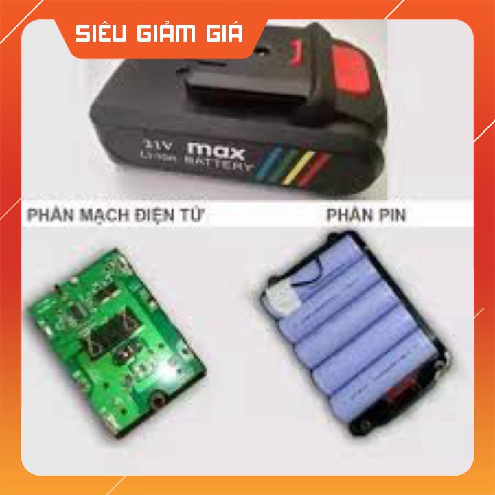 Pin Máy Khoan Cầm Tay 21V VOTO ( 2 Mẫu ) Cho Máy Khoan Pin, Máy Bắn Vít, Máy Cưa Kiếm