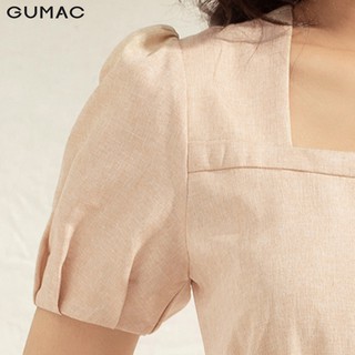 Đầm tay phồng cổ U DA1153 GUMAC