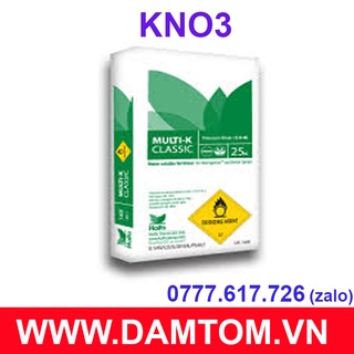 Túi 1 kg phân bón KNO3 hàng Israel độ tinh khiết cao