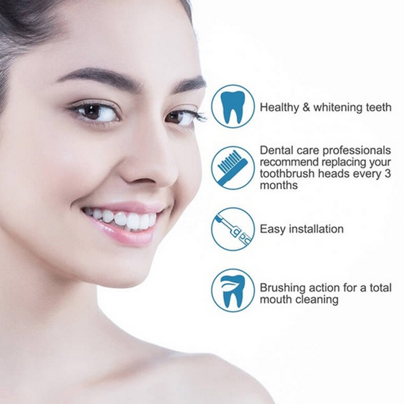 16 Đầu Bàn Chải Đánh Răng Điện Thay Thế Cho Braun Oral B Vitality