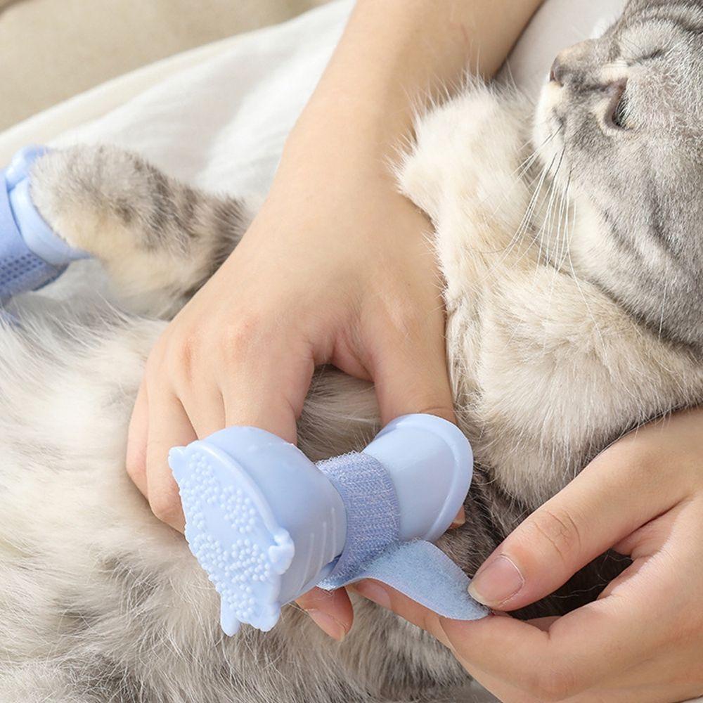 Giày đi mưa YIYU chống trượt / chống mòn bảo vệ chân cho chó con