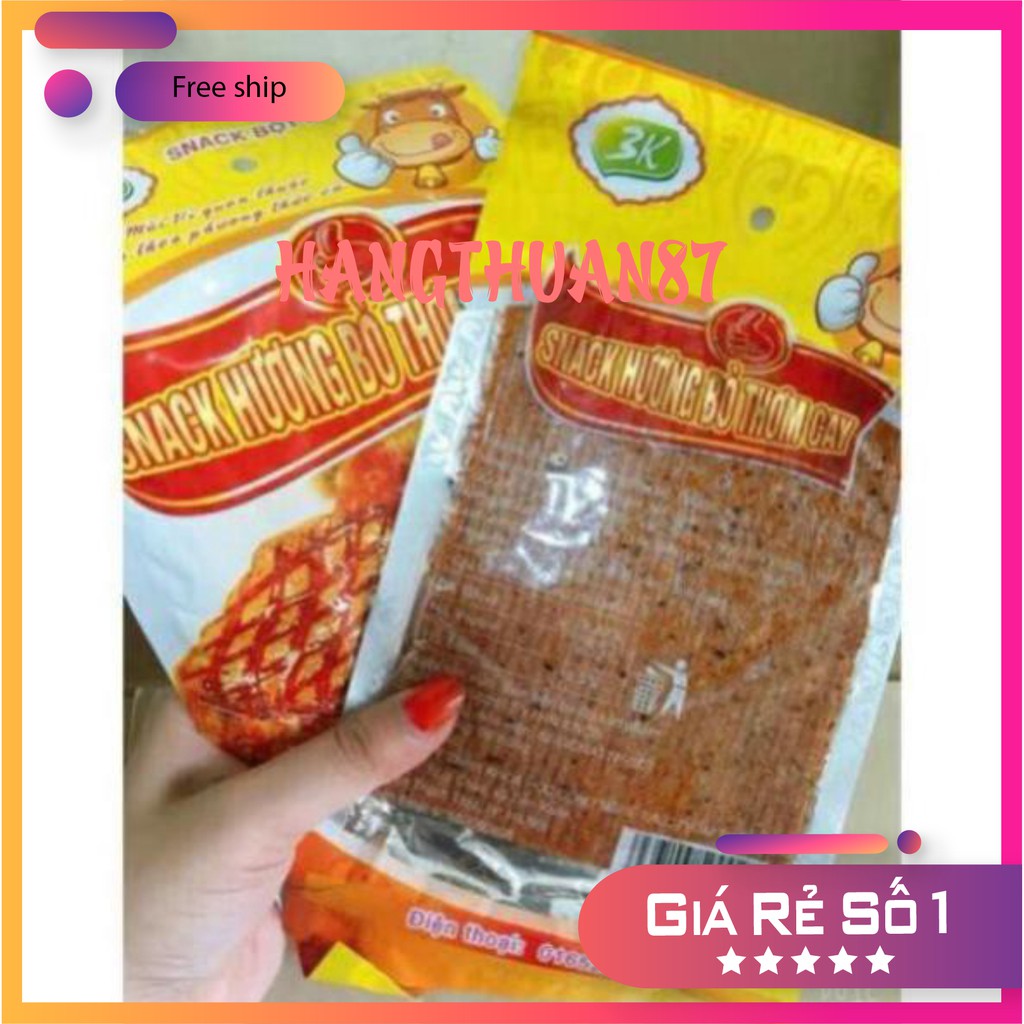 Snack bò xé cay 3K