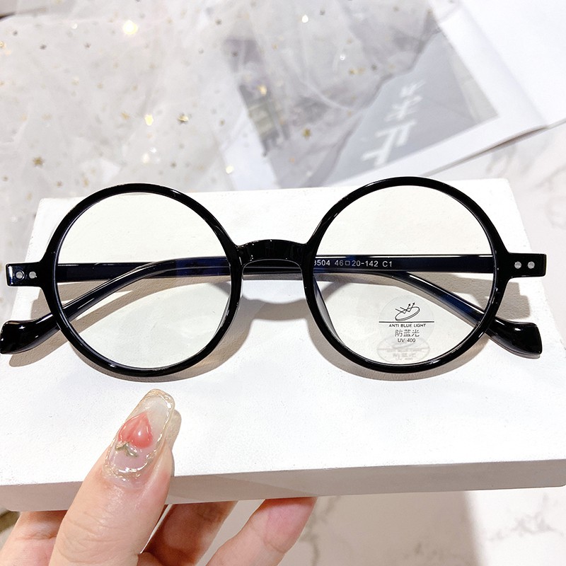 Mới Mắt Kính Gọng Kim Loại Chống Ánh Sáng Xanh Phong Cách Retro Thời Trang Cho Nam Và Nữjz3504