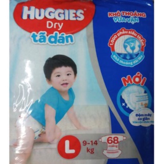 Tả dán huggies m76/l68/xl62/xxl56 đệm mây