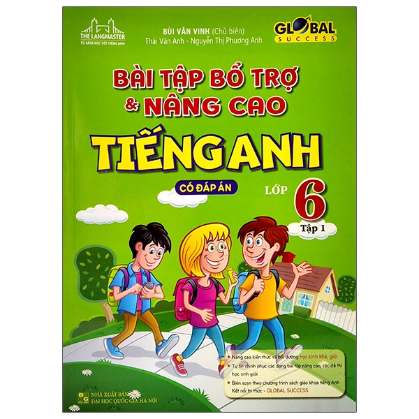 Sách - Combo Bài Tập Bổ Trợ & Nâng Cao Tiếng Anh Lớp 6 Tập 1 + tập 2 ( có đáp án )