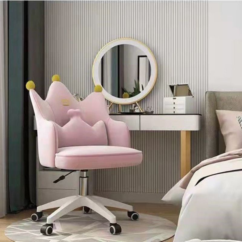 Ghế xoay 360 hình vương miện, tặng kèm gối xinh