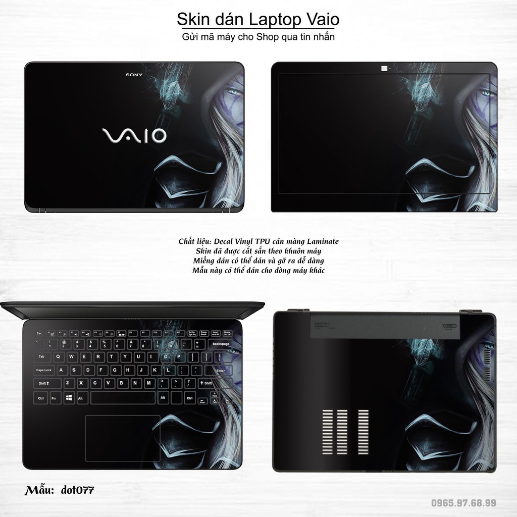 Skin dán Laptop Sony Vaio in hình Dota 2 _nhiều mẫu 13 (inbox mã máy cho Shop)