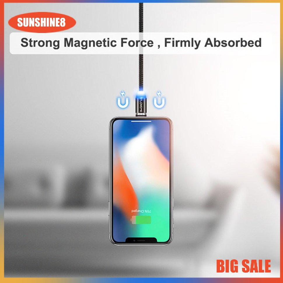 Cáp Sạc USB Có Đèn LED Chỉ Báo Cho IOS