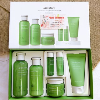 Set dưỡng da innisfree trà xanh 6 món