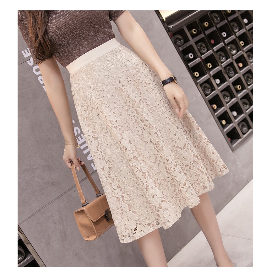 Chân váy ren dễ thương free size VAY116