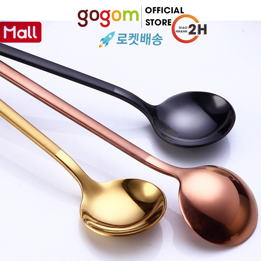 Muỗng cà phê inox 13cm Chính hãng GOGOM-M18 Chỉ có tại Shopee