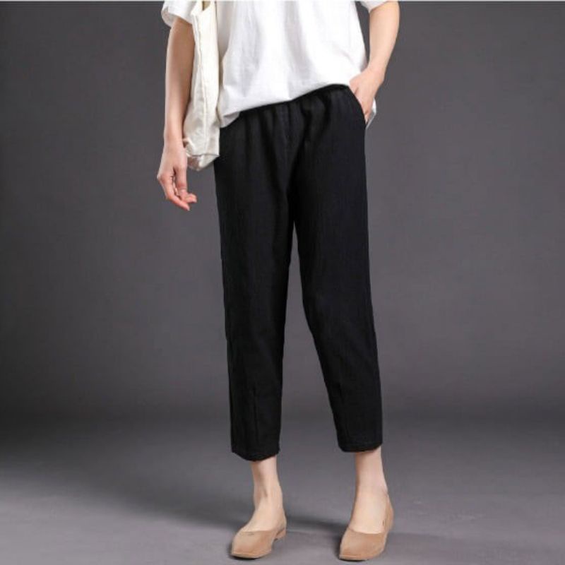 Quần Đũi baggy thái mềm mịn vải thái xước nhẹ măcf cực kì thoải mãi