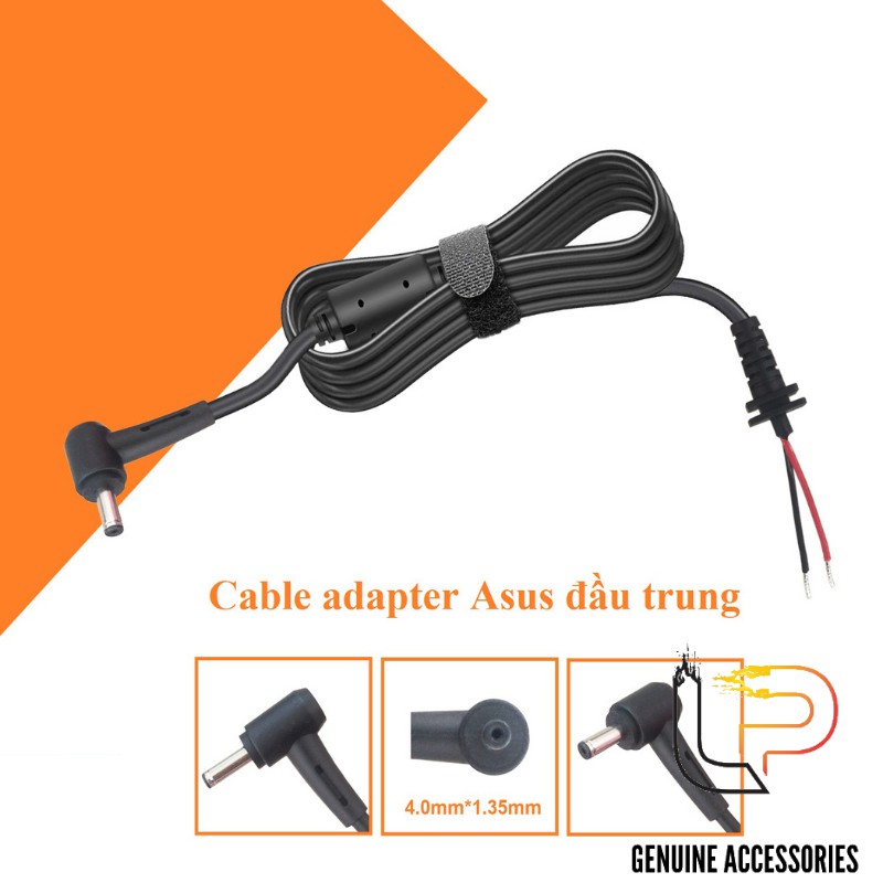 Cáp nguồn Adapter Asus (Đầu trung) chân Jack 4.0MM*1.35MM