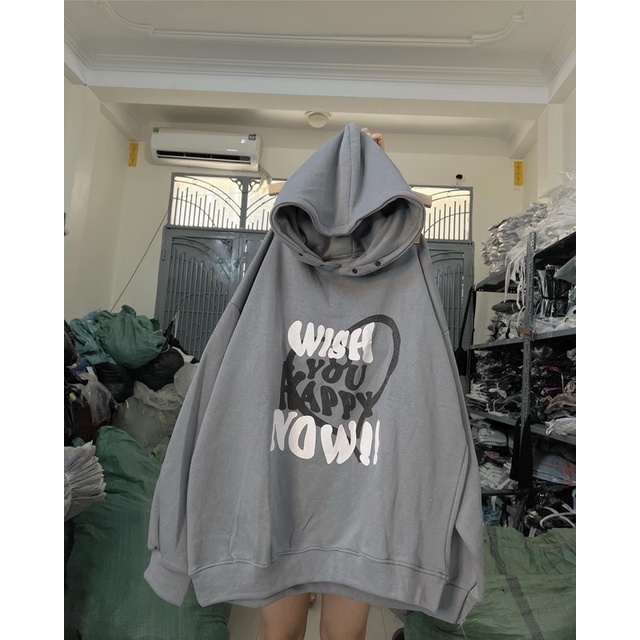 ÁO HOODIE NỈ NGOẠI SỐ 9 - ÁO NỈ LÓT BÔNG DÁNG THỤNG