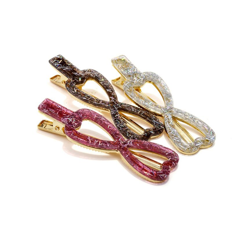 Kẹp Tóc Hình Nơ / Trái Tim Rỗng Phong Cách Nhật Bản Ngọt Ngào Cho Nữ