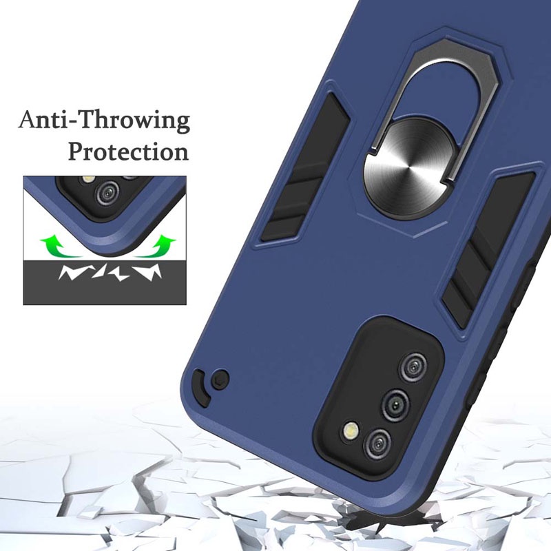 Ốp Điện Thoại Cứng Có Vòng Đỡ Nam Châm Cho Samsung Galaxy A13 A03 A03s A02s A02 A12 A33 A53 A52s A52 A72 A32 A82 A21s A11 M11 Core
