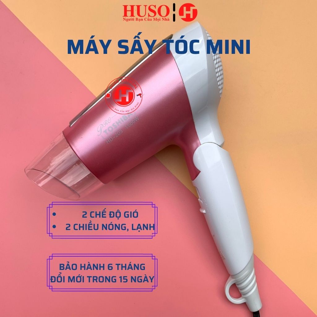 Máy Sấy Tóc Mini  Benguan Công Nghệ Nhật Bản 2 Chiều Nóng Lạnh - Tặng Kèm Đầu Thổi Và Giá Gắn Tường