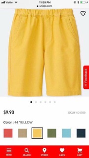 Quần Lửng Kaki Bé Trai Size Đại