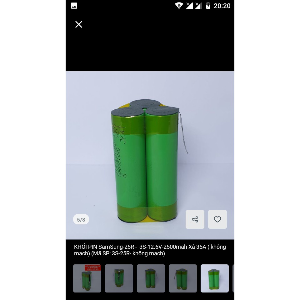 KHỐI PIN 12V LOẠI 3 CELL TAM GIÁC DUNG LƯỢNG 2500MAH DÙNG PIN SAMSUNG ĐÓNG MỚI