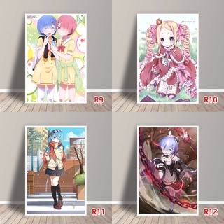 Tấm Postcard Cao Cấp Anime Re:Zero