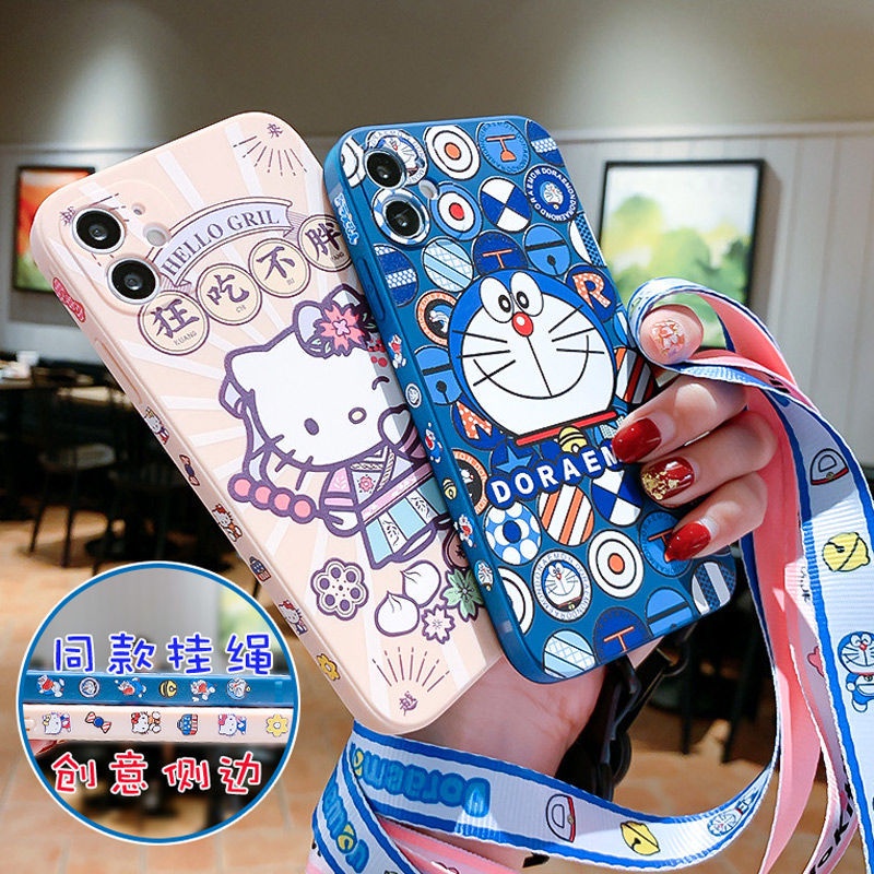 Ốp Điện Thoại TPU Silicon Mềm Họa Tiết Doraemon Cho iPhone 13 Pro Max Phone Case 13 12 Mini 11 XS XR X 8 7 Plus 6S 6 SE