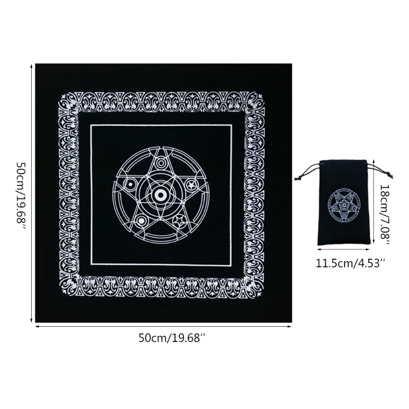 Thảm Trải Bàn Có Thể Giặt Được Thẻ Bài Tarot Altar