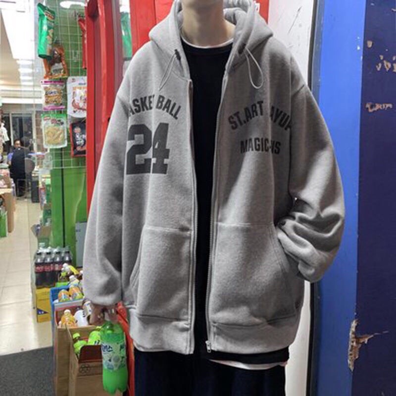Áo khoác nỉ 24 unisex sweater dáng rộng hàng hot