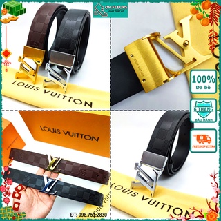 Thắt lưng nam lv 100% da bò cao cấp oh.fleurs