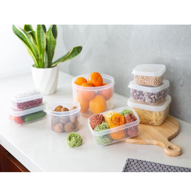 Hộp Nhựa Đựng Thức Ăn Vuông HOKKAIDO | BigBuy360 - bigbuy360.vn