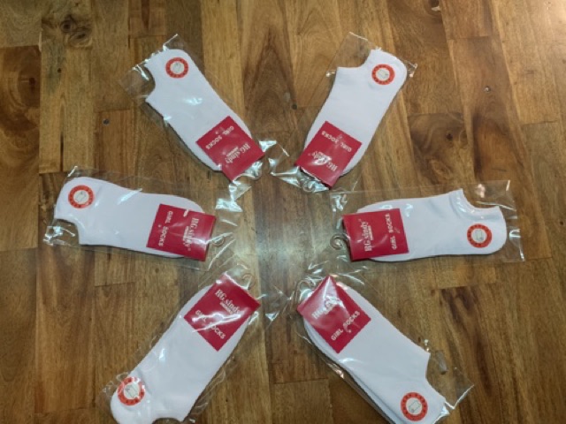 combo 6 đôi tất trơn nữ