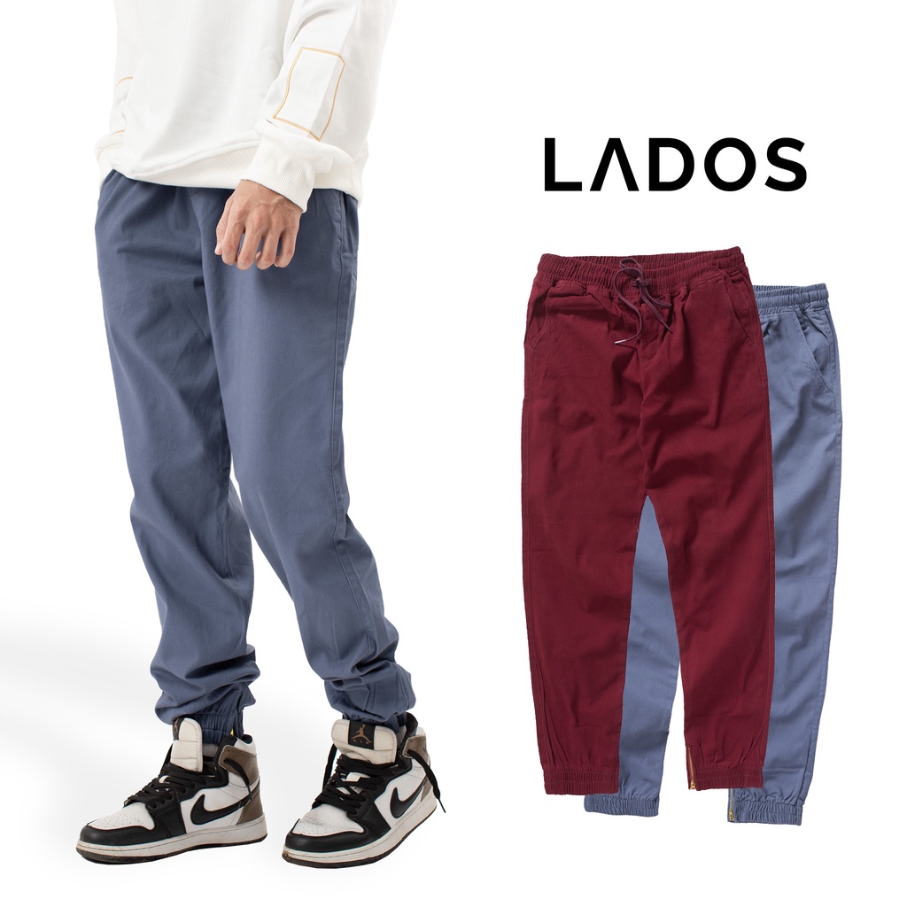 Quần jogger nam LADOS 4052 - Chất kaki dày mềm, co giãn tốt