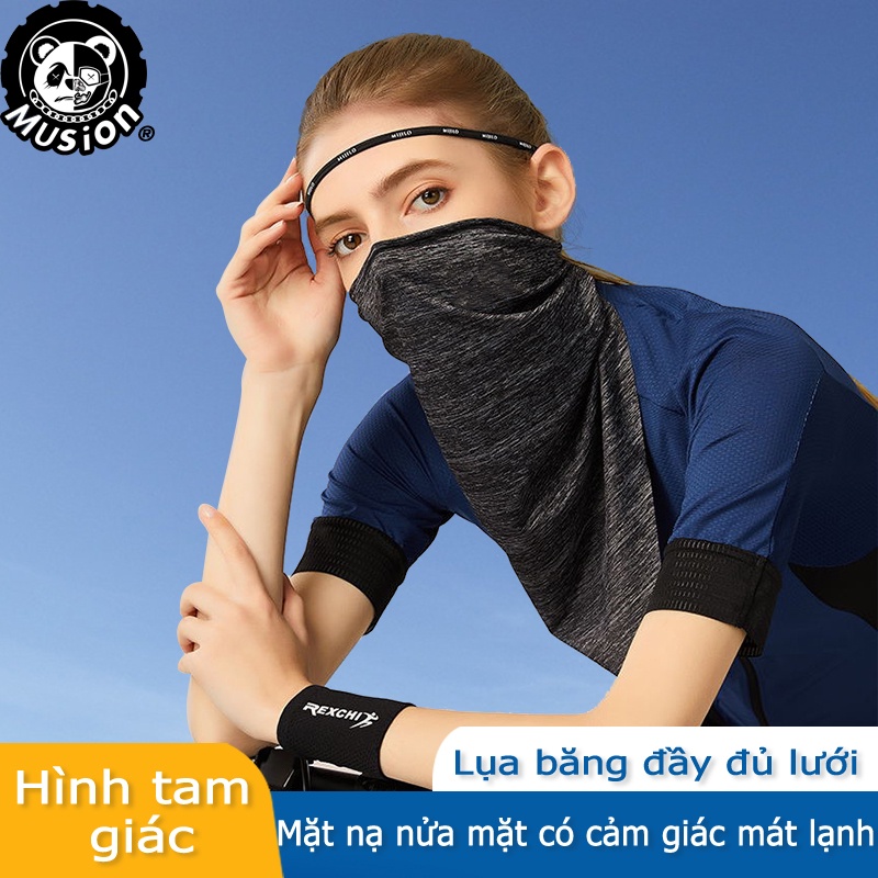 Khăn rằn tam giác thấm hút mồ hôi khô nhanh chống nắng đa năng khi đi xe đạp