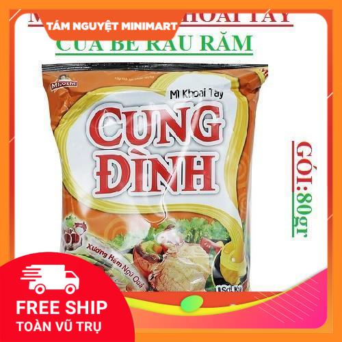 Mì tôm Cung Đình 80G cực ngon đầy đủ hương vị