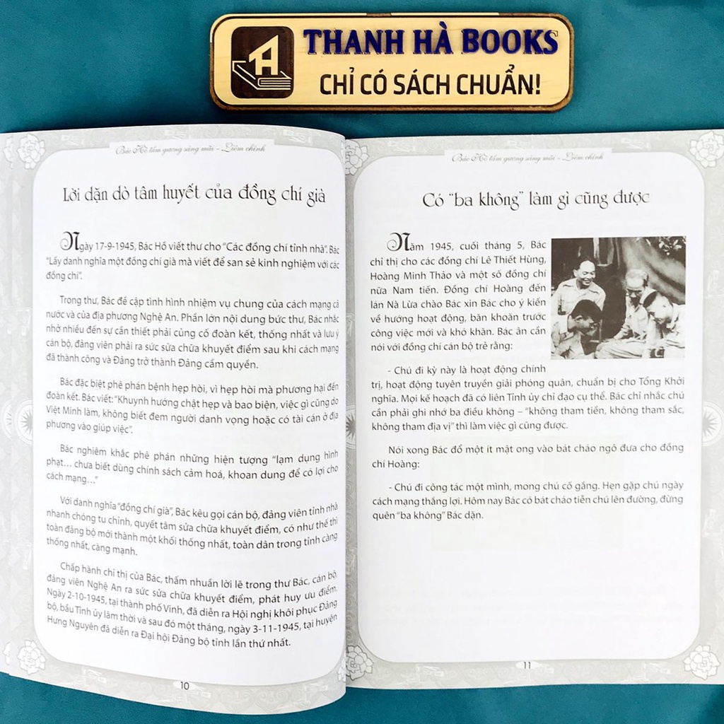 Sách - Bác Hồ với thiếu niên nhi đồng + Bác Hồ tấm gương sáng mãi: Giản Dị, Khiêm Tốn, Tiết Kiệm, Liêm Chính (6-15 tuổi)