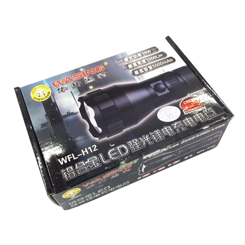 Đèn pin wasing WFL-H12 CREE LEDs XM-L2-U2 10W 1000Lumens