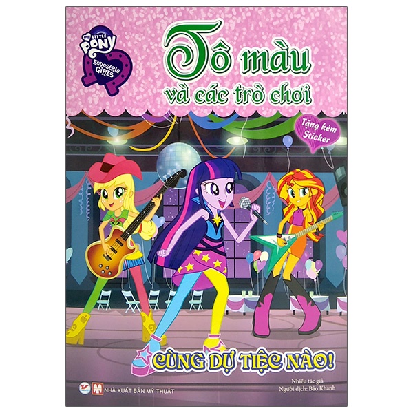 Sách-Pony tô màu và các trò chơi -Cùng dự tiệc nào