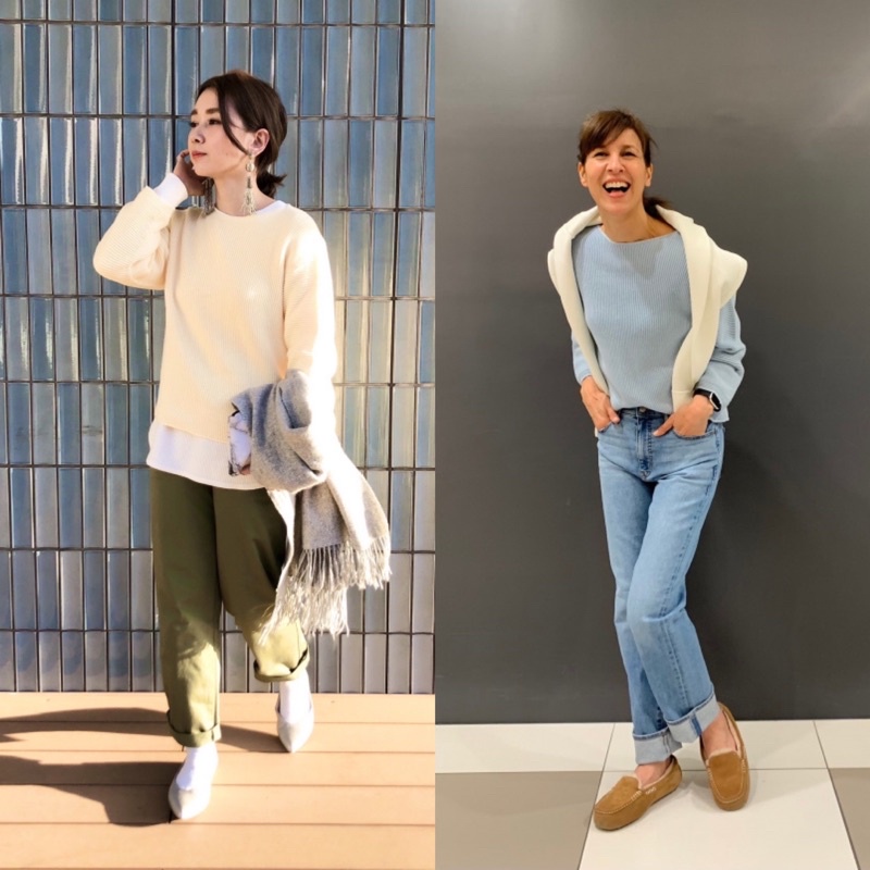 Áo len nữ cổ thuyền dòng Knit 3D dễ thương của Uniqlo