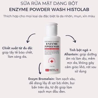 Bột Rửa Mặt enzyme Histolab 50GRAM