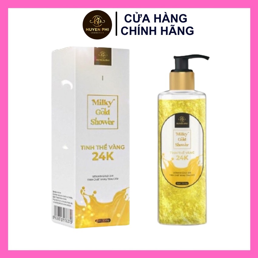 Sữa Tắm Huyền Phi Nhau Thai Cừu Tinh Thể Vàng 24K