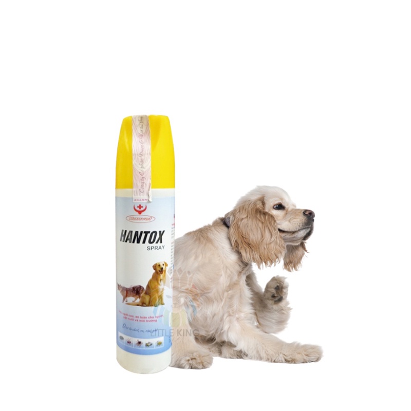 Dung Dịch Xịt Hantox Spray 300ml Giúp Diệt Ve Ghẻ Bọ Chét Cho Chó Mèo Nhanh Chóng Tiện Dụng - Bobo Pet Shop Hà Nội
