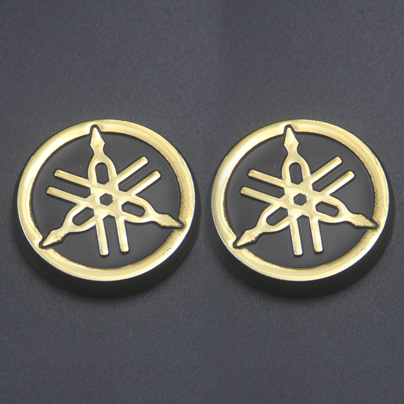 tem logo yamaha xe máy 3D Plastic Chrome Plating Bằng Nhựa Motorcycle Logo Emblem 29mm