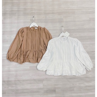 [ Ảnh thật + video] Áo babydoll đũi dập ly
