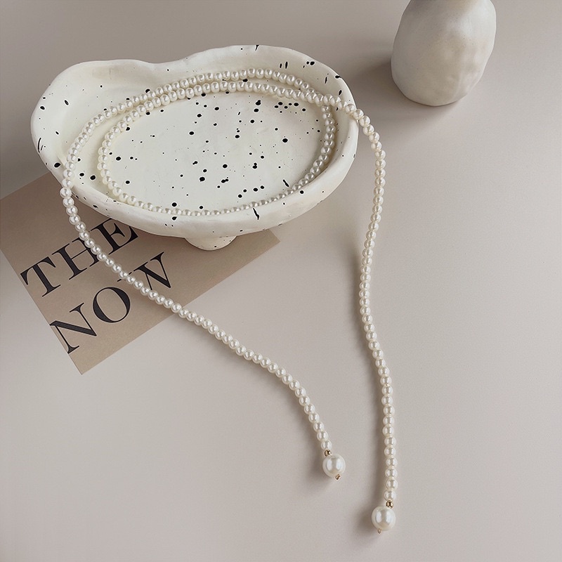 vòng cổ dây hạt 6 ly thả tự do tạo mẫu mã gK-9 ( có thể làm thắt đai váy)