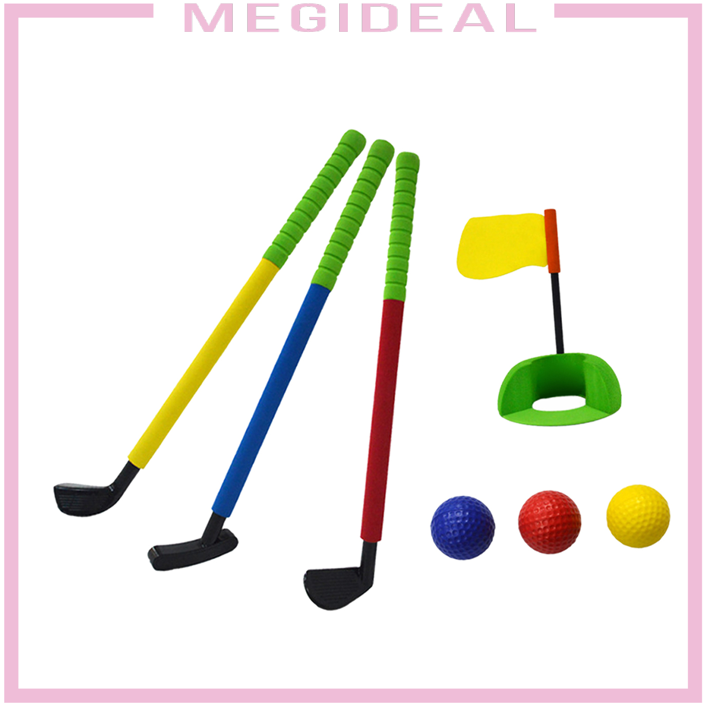 (Hàng Mới Về) Bộ 3 Cây Đánh Golf Đồ Chơi Cho Trẻ Em