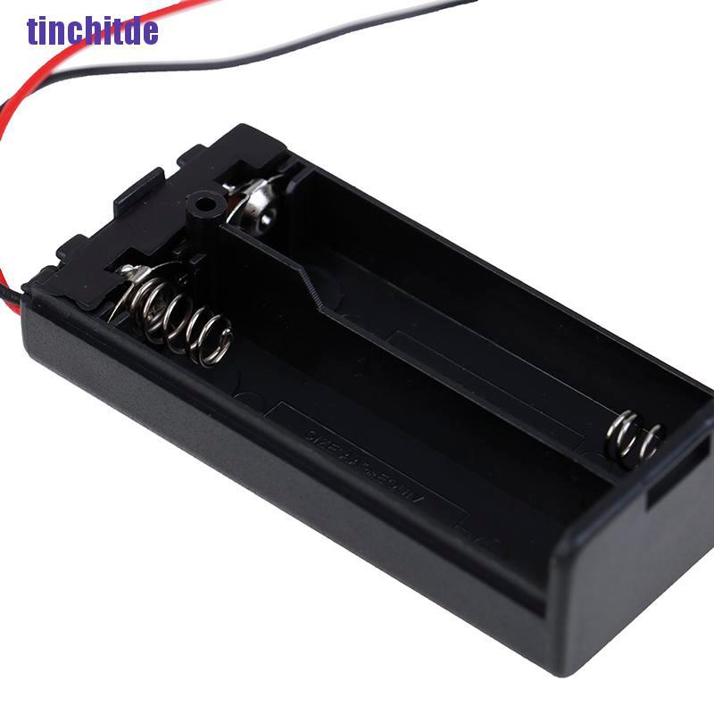 Hộp đựng 2 pin AA 3V có công tắc bật/ tắt