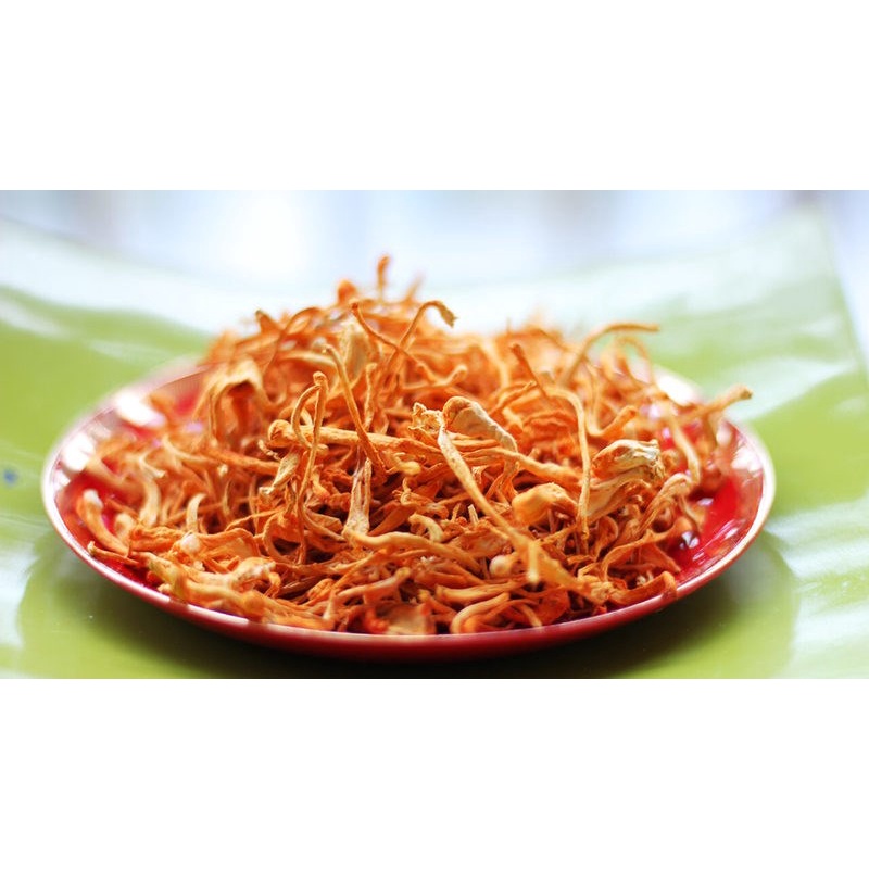 100gr ĐÔNG TRÙNG SỢI DÀI, KHÔ VÀNG THƠM NGON LÀM TRÀ, NẤU CHÈ