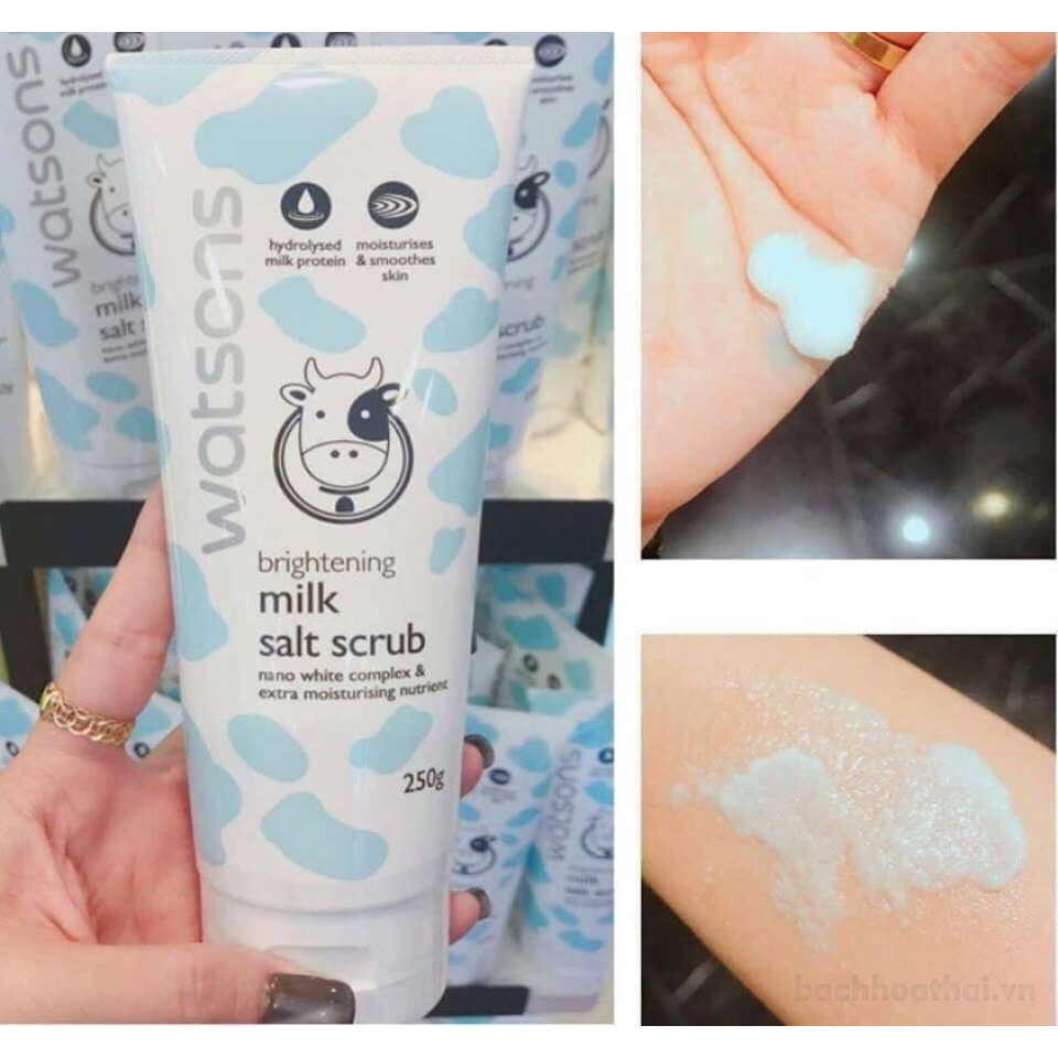 Tẩɏ tế bào chết bò WatSoņs Salt Scrub Thái Lan