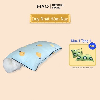 Gối trẻ em cao cấp 100% lông vũ chất liệu cotton orginal thấm hút mồ hôi phù hợp cho tất cả các bé